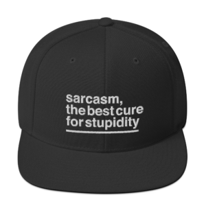 sarcastic quotes, snapback hats, stupidity quotes