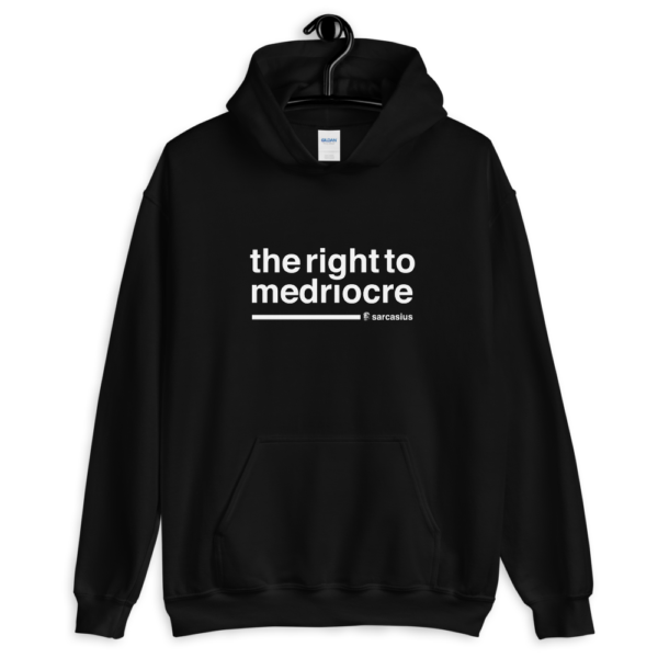 funny hoodies, edgy hoodies, mediocre